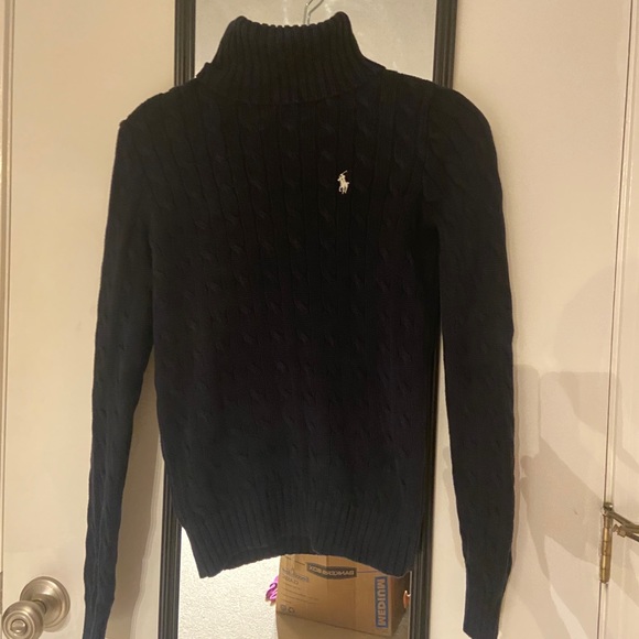 Ralph Lauren Sweaters - Navy Blue Ralph Lauren Knit Sweater
